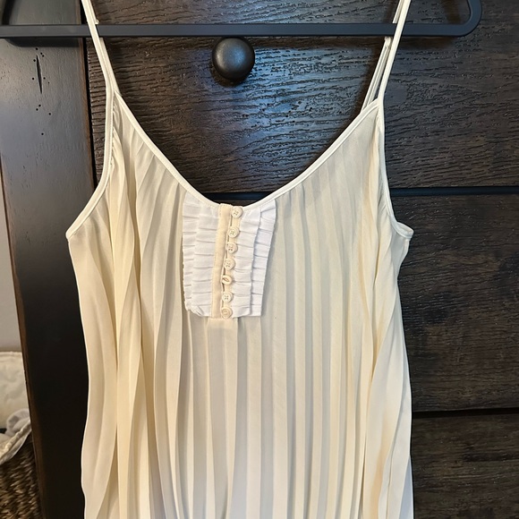 Vintage Free People Pleated Sleeveless Top - Picture 1 of 2
